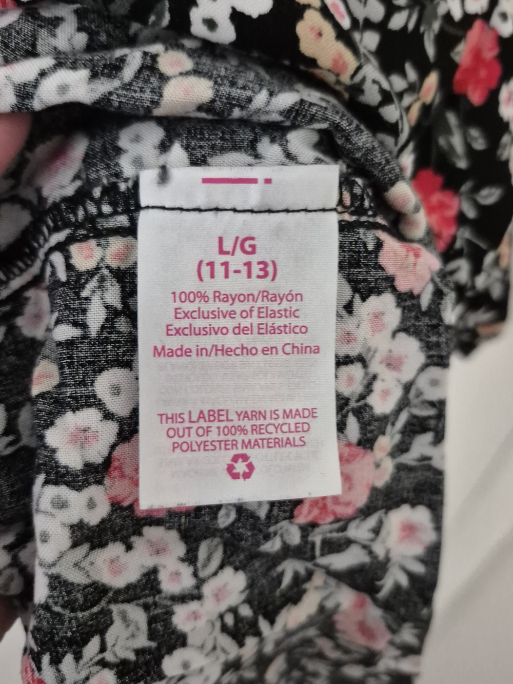 No Boundaries Floral Puff-Sleeve Smocked Waist Top - Picture 5 of 7